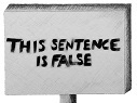 this sentance is false sign