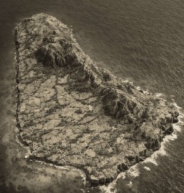 pencil drawing of the island of Barbados