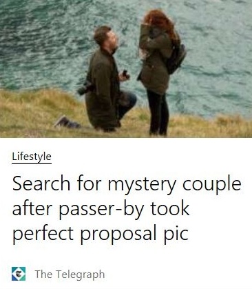 A super romantic marriage propsoal at the beach with man on one knee