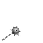 mace in the lower corner