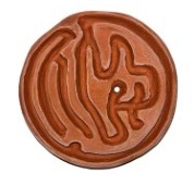 clay maze to be solved by water.