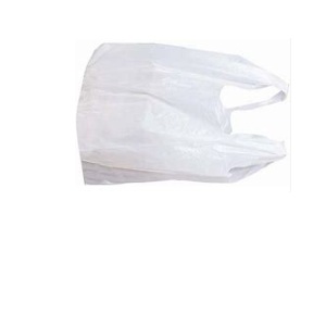 Piece of rubbish: plastic bag white plastic bag