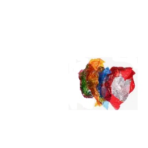 Piece of rubbish: sweet wrappers sweet wrappers