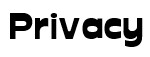 privacy word